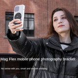 Magflex Phone Photo Stands Cell - Magsafe Selfie Stick Desktop Vlogging Photography Accessories.