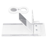 Oblique Stereoscope Cheiroscopes Fusing Images Capturing Easy Install White Cheiroscopes Amblyopia Trainer Tool for Daily Use