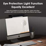 Office Screen Hanging Computer Eye Protection Lamp with Infinitely Wind & Adjustable Angle - For Home Study & Office