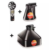 Testo 417 Set 1200×200mm and 330×330mm Vane Anemometer Set 0563 4171 with 100mm Testo 417 Vane Anemometer