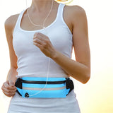 Outdoor Running Pack Belt Waist Pouch Ultra-thin Elastic Sport Waterproof Close-fitting Mobile Phone Bag Coin Purse