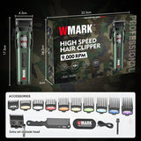 2024 New WMARK NG-8080 Clipper Adjustable High Speed Electric Clippers with USB Charging Hair Trimmer for Men