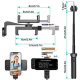 CAMOLO Teleprompter Photo Studio Mini Phone Tripod Cell Phone Tripod Mount Phone Holder for Selfie Stick for iPhone Video Tablet