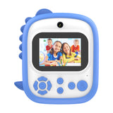 Mini Photo Printer for Children - 1080P Instant Print Camera with 1200W Dual Cameras, 2.4'' Screen, Support Music Playback and Game Play