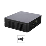 (4G plus 64G European regulations) Mini PC 4G 32G/64G HDMI-compatible+VGA USB2.0 USB3.0 Win11 Desktop Computer Host with Power Converters