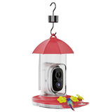(C) Hangable Wildbird Camera Feeders for Garden Hummingbird Feeders Outdoor Bird Water Bottles Bird Feeding Supplies