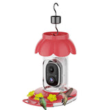 (A) Hangable Wildbird Camera Feeders for Garden Hummingbird Feeders Outdoor Bird Water Bottles Bird Feeding Supplies