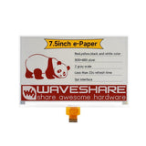 7.5 Inch E-Ink Display Screen for Red Yellow Black White Ink Screen 800x480 Pixel SPI Communication