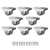 2025 Latest Model Mini Fixed Caster Wheels ,Low Profile Small Casters with