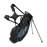 (Black) Waterproofs Club Staff Golf Bag Replacement Nylon Portable Golf Club Bag with Stand Outdoor Golf Carry Bags Enduring  Black