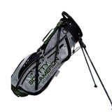(Silver green) Waterproofs Club Staff Golf Bag Outdoor Golf Carry Bags With Nonslip Bracket Portable Golf Club Bag Easy to Carry  Silver green