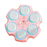(Pink) Music Boxing Machine Sturdy Boxing Training Device for Home Children Fitness Black