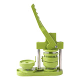(Green) Practical 58mm Metal Button Press Machine With Lifetimes Durability Perfect For Pin And Crafting Enthusiasts  Green