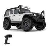 (HB R1606) 2.4Ghz 1/16 Remote Control Crawler Truck Toy All Terrain Climbing Car Toy with LED Roof and Head Light Kids Electric Toy
