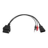 2025 Latest Model Pin to 16 Pin OBD2 Adapter Connector Diagnostic Cable for Fiat
