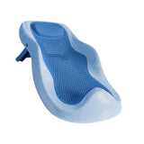 Baby Bath Support Slip Resistant Ergonomic Foldable Baby Bath Lying Support Bracket for Infant Blue