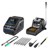 (3) DWS-200 Digital Soldering Station 200W Electronic Welding Rework Station Temperature Display Temperature Adjustment