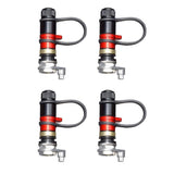 Car Pressure Relief Valve Off-Road Sand Tire Quick Release Valve Desert Tire Quick Release Valve 4pcs Short Style