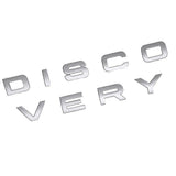 2025 Latest Model 3D Matte Slive Letter DISCOVERY Car Rear Front Badge Emblem