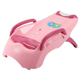 Kids Hair Washing Chair Multi Levels Ergonomic Design Foldable Child Shampoo Bed for Home Hair Salon Pink