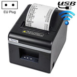(Style 1) Xprinter N160II USB+WIFI Interface 80mm 160mm/s Automatic Thermal Receipt Printer, EU Plug