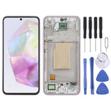 (Pink) For Samsung Galaxy A35 SM-A356B COMPATIBLE LCD Screen Digitizer Full Assembly with Frame
