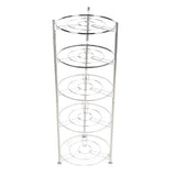 5 Tier Kitchen Pot Rack Stainless Steel Cookware Stand Storage Organizer Multi Layer Corner Shelf Stand