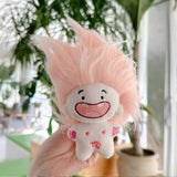 Cute Doll Plush Set Exquisite PP Cotton Cartoon Small Stuffed Toy for Kids for Bags Office Fleshcolor