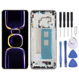 (Silver) For Xiaomi Redmi K60 COMPATIBLE OLED Material LCD Screen Digitizer Full Assembly with Frame