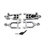 Alloy Front Suspension Arm Kit Fit For 1/5 Baha Rovan Km Baja 5b 5t 5sc Rc Car Toys Games Parts,sil