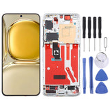 (Silver) COMPATIBLE LCD Screen For Huawei P50 Digitizer Full Assembly with Frame