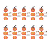 10 Sets Halloween Pumpkin Hanging Door Sign Innovative Fun Halloween Door Decoration for Front Door Halloween Party