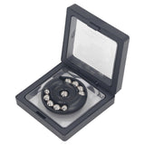 Click Slider Metal Round Shape Anxiety Stress Relief Slider Sensory Toy for School Home Black