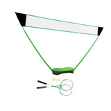 (With 2 Racket) Portable Badminton Net Foldable Sports Net for Backyard Beach Indoor Outdoor ONLY Net