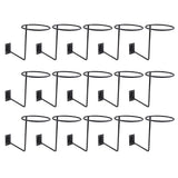 15xMotorcycle Accessories Helmet Holder Hanger Rack Jacket Hook Gifts Black