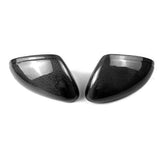 2pcs Car Side Rearview Mirror Cover For 2014-2022 Real Carbon Fiber Wing Caps