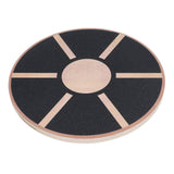 Wooden nce Plate Enhance Coordination Round Shaped Yoga nce Trainer Plate for Adults