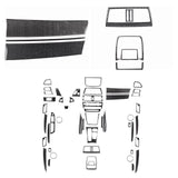70Pcs Carbon Fiber Kits Full Interior Cover Trim For 2007-2013 BMW X5 E70 X6 E71