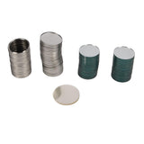100pcs 75MM Blank Mirror Making Supplies Compact Makeup Mirror DIY Kits for Advertising Gifts