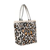 Women Shoulder Tote Large Lightweight Leopard Purse for Travel Yoga Vacation