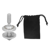 Replacement for R188 Fingertip Gyroscope Alloy Stress Relief Hand Twist ADHD Bearing Rotation Toy Silver Green Light