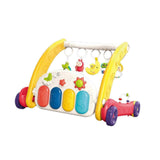 (rabbits red) Learning Walking Car Push Along Walking Car Baby Gym Mat for Baby Green