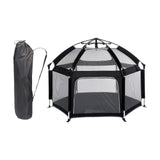 (black) Portable Playpen for Babies Sturdy Child Beach Playpen for Outdoor Home orange