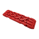 (red) Recovery Track Mat Tire Traction Tool Tire Traction Mat for Mud Sand Vehicle black