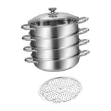 (4 layer) Stainless Steel Universal Kitchen Cooking Pot for Outdoor Kitchen Restaurant 1 layer