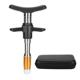 Manual One Head Spinal Massager 10 Levels Portable Chiropractic Adjusting Tool for Muscle RelaxationGold