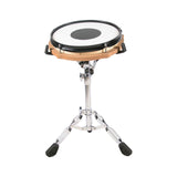 Practice Drum Pad with Snare Drum Stand for Rudiments Practice Stage Concert