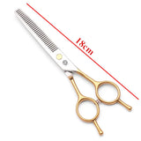 7.0" Professional Pet Grooming Scissors 440C Japan Dogs Cats Hair Scissors Thinning Cutting Shears Hair Trimming Tools Z3097