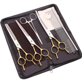 7.0" Professional Pet Grooming Scissors 440C Japan Dogs Cats Hair Scissors Thinning Cutting Shears Hair Trimming Tools Z3097