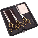 7.0" Professional Pet Grooming Scissors 440C Japan Dogs Cats Hair Scissors Thinning Cutting Shears Hair Trimming Tools Z3097
